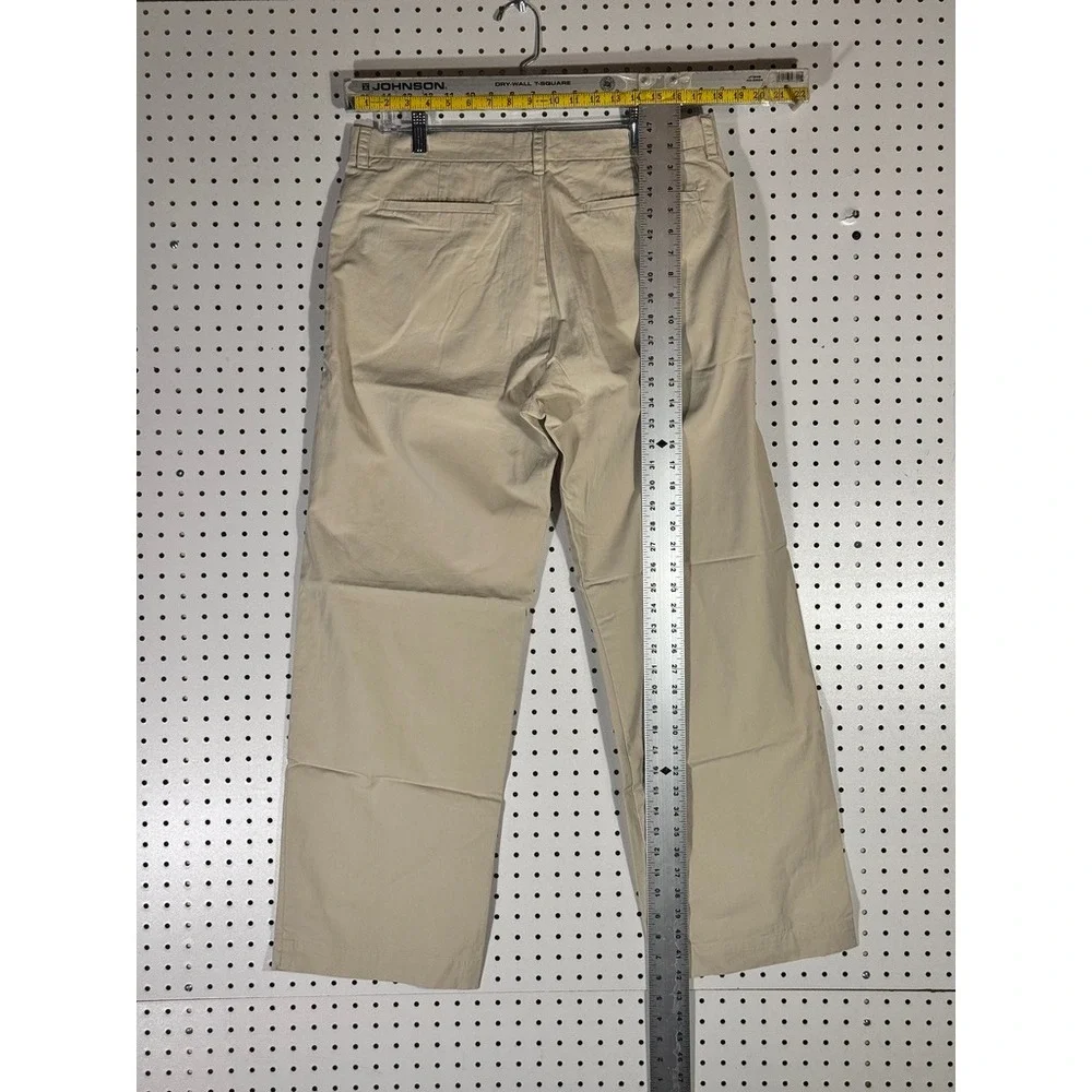 Vintage Banana Republic Y2K Khaki Chino Pants Mens 36R Tan Cotton Nylon 711929